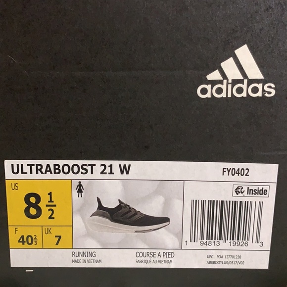 COPY - Adidas Women’s Ultraboost 21! US 8.5 NWT! - Picture 4 of 5